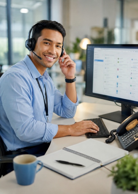 Helpdesk and support services ticket handling and user assistance
