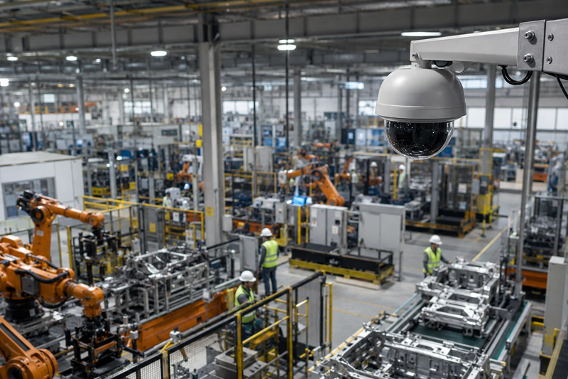 AI video surveillance and computer vision for manufacturing plant safety